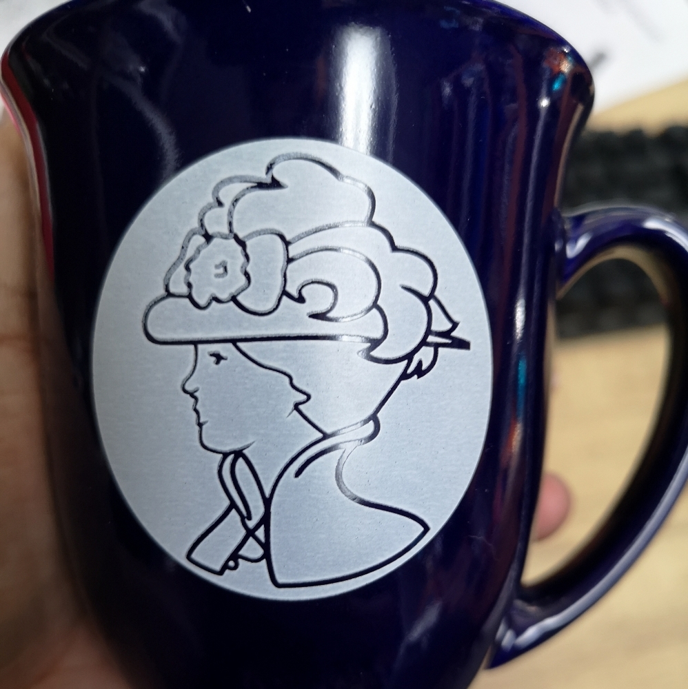 Vintage Avon Lady Coffee Cup